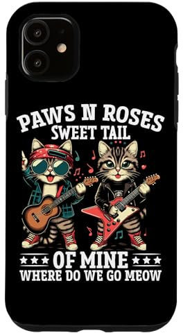 Paws N Roses Sweet Tail Of Mine Dove andiamo Miao Custodia per iPhone 11