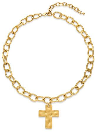 TOVABA Collar de oro grueso para mujer, collar de cadena de eslabones – Regalo hipoalergénico de oro