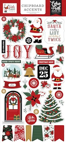 Echo Park Paper Chipboard Accents, Paper, Multi