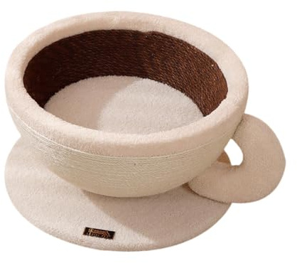 Milageto Griffoir pour Chat, Coussin à gratter Multifonction, Amusant, pour Chatons, Chats d'intérieur, Exercice, Jeu, Sommeil, S