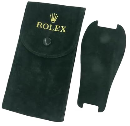 Grüne Uhrenbox Aufbewahrungsetui Vitrine für Rolex | Premium Samt Innen Schutz Halter Uhrenkasten Casual Business Herren
