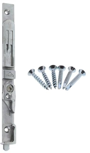 Roto Centro 100 Kantenriegel R604A75 DIN links Kantriegel für Holzfenster mit Euronut 7/8 und 18 mm Falz inklusive ToniTec Schraubenset