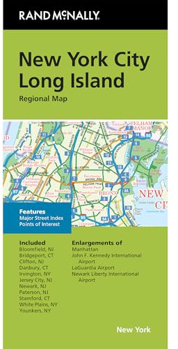 Rand McNally New York City/Long Island Regional Map