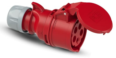PCE 215-6 CEE-Koppling 16A 5-Polig - IP44/IP54 Shark Kontakt 400V
