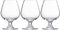 Bormioli FDZ181602 Confezione 3 Calici Globo Cognac, 25 Cl, Glass