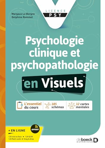 Psychologie clinique et psychopathologie: Les fondamentaux en visuels (licence)