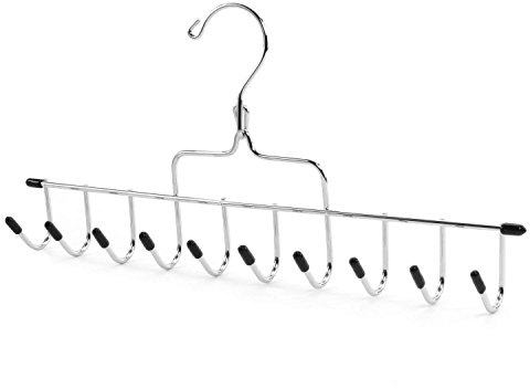 Hangerworld - Accessoire Bügel für Schmuck, Gürtel, Halstücher oder Krawatten - Chrom - 33cm
