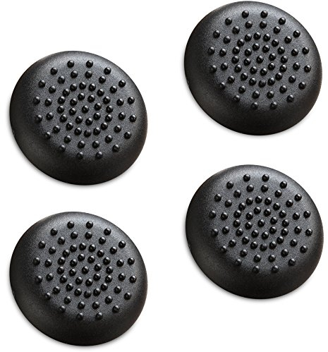 Fosmon - 4 Grips Manette / 4 Grips Joystick - pour Manette Xbox, PS4, PS5 ou Nintendo - Capuchon Joystick - Grip Joystick - Noir
