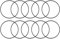 TA-VIGOR - Lot de 10 Joints Toriques en Nitrile (NBR) - 50 mm Ø Extérieur / 48 mm Ø Intérieur / 1 mm Épaisseur - Joints d'Étanchéité Métriques pour Tuyaux, Robinets, Automobile et Plomberie