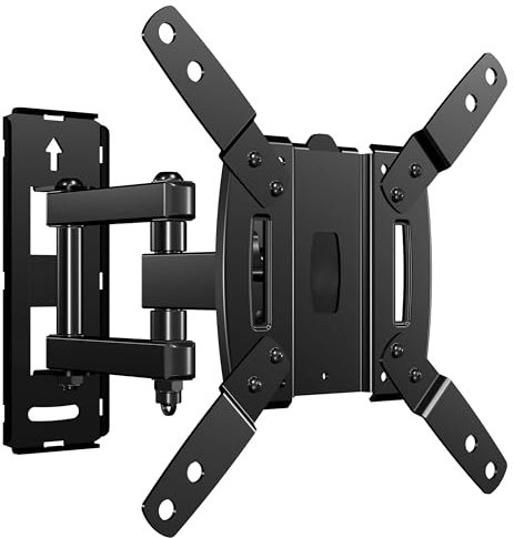 SANUS Full Motion TV Mount - Single Stud 19 to 40 inch TV Wall Mount Tilts, Extends & Swivels - Easy DIY Install Includes All Hardware & Post Install Leveling - Great for Corners
