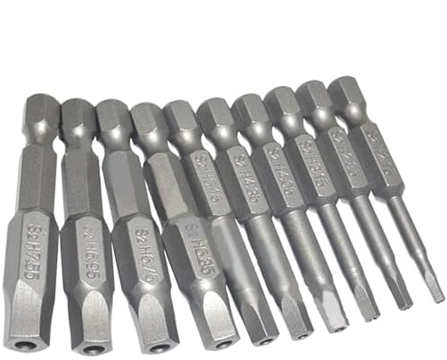 10 Pcs Magnetic Pentagon Head Screwdriver Bits Set, Security Bit Set, Pentagon Head Screwdriver Bits, Hex Shank Security Tamper Proof Pentagonal Screwdriver Bit Set Length 50 mm