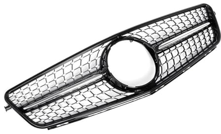 Front Kühlergrill DSG Für Mercedes Für Benz Für C Klasse W204 C180 C200 C300 C350 Für AMG 2008-2014 Auto Front Stoßstange Grill Racing Grille Trim(B Type Black)