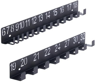 F Fityle 2 pezzi di supporto da parete per chiavi inglesi, organizer per attrezzi, supporto per chiavi inglesi da parete in ferro per garage, officina