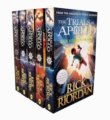 The Trials of Apollo Series 5 Books Collection Box Set by Rick Riordan