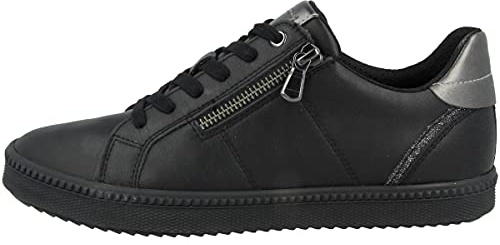 Geox D Blomiee C, Sneakers para Mujer, Negro (Black), 37 EU