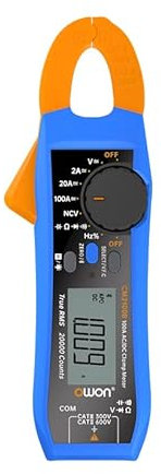 GuliTech Bluetooth Clamp Meter CM2100/CM2100B Digital AC/DC Clamp Meter Mini Smart Portable Ammeter Voltage Voltmeter 20000 Counts True RMS Clamp Tester(CM2100)
