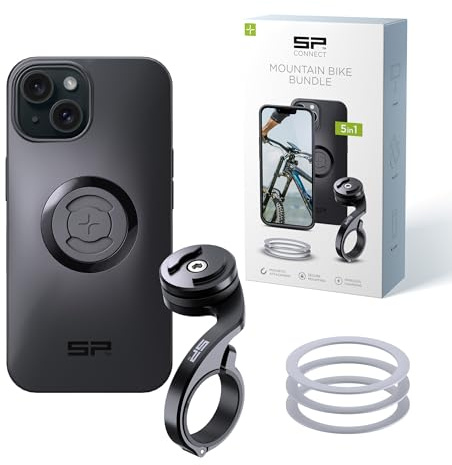 SP CONNECT Mountain Bike Bundle |SPC+| kompatibel mit iPhone 15| Handyhalter für Mountainbike| Mountainbike MTB Handy Halterung Gadget