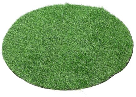 Levemolo Kunstrasenmatte Kunstrasentischset Rund Grasunterlage Für Esstisch Couchtisch Und Buffet Tischdeko Für Wohnzimmer Schlafzimmer Bar Und Büro