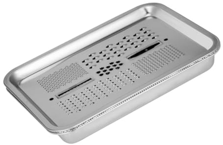 NAMOARLY Stainless Steel Grating Plate of Draining Board for Kitchen Lightweight Easy to Carry Cheese Grater