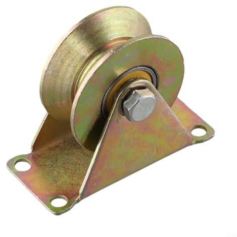 Stahlseilrolle mit zwei Kugellagern zur Führung von Seilen in verschiedenen Anwendungen, maximale Tragfähigkeit 200 kg (60 mm)