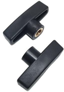 Écrou à main fendu M6 M8 M10, tête de vis de 65 mm de diamètre, noyau en laiton, poignée à ailettes à serrage manuel, trou borgne, bouton de serrage, écrous à oreilles(2pcs M10)