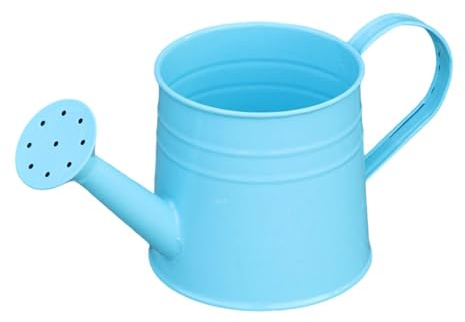 MagiDeal Annaffiatoio Portatile per Bambini Contenitore Fiori da Giardino in Beccuccio Largo E Manico Antiscivolo Adatto per Irrigare Piante Orto TER, Blu