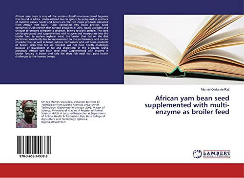 African yam bean seed supplemented with multi-enzyme as broiler feed