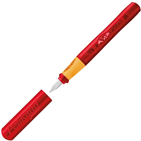 Pelikan 940924 Füllhalter Pelikano Junior, rot, Linkshänder
