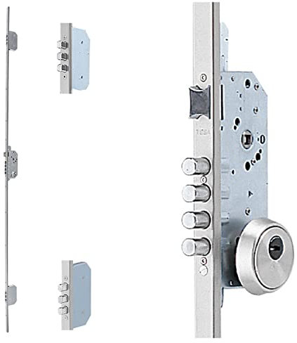 Tesa Assa Abloy 03012452 Cerradura Tesa Seguridad TLB3 54566 LA Cerradero Largo 45 CR, Multicolor, Entrada 50 mm