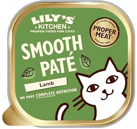 Lily's Kitchen Cibo Umido per Gatti 19er Vaschette (19 x 85g) - Lovely Lamb Casserole Agnello