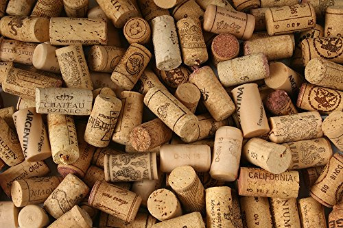 South Beach Crafts Premium Recycled Corks, Natural Wine Corks From Around the World - 50 Count