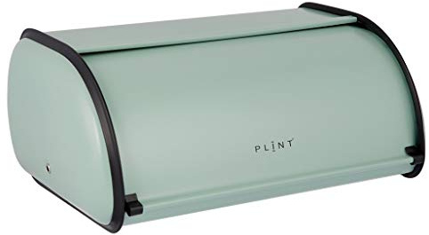Vintage Retro Brotkasten Brotbehälter Brotbox Almost Black PLINT Metallbox (Leaf Mint)
