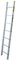 Aluminium Anlegeleiter mit 7 Sprossen – Profi-Leiter aus Aluminium, 191 cm lang, bis zu 150 kg Belastung, Arbeitshöhe ca. 279 cm, ideal zum Anstellen, FORTENA