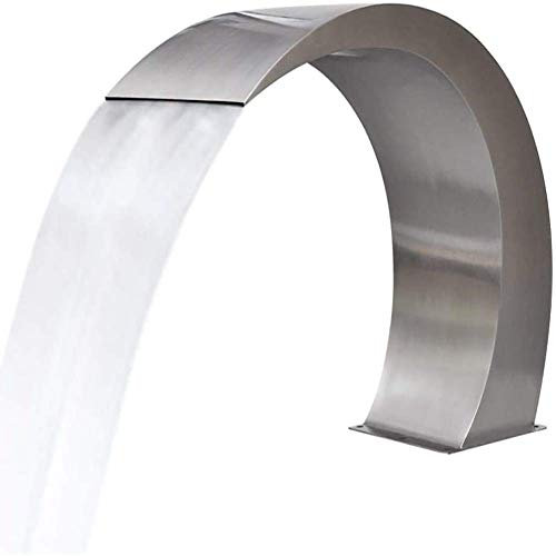 Fontana della piscina, Cascata Piscina Fontana In Acciaio Inox Giardino Piscina Cascata Cascate Libre