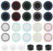 Wanmu PS5/4 Controller Thumbstick Grips, Joystick Caps, Precision Rings&Thumb Grips Set for Switch Pro Controller, Controller Accessories