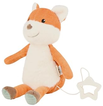 Sterntaler Spieluhr M Fuchs Filou - Baby Kuscheltier mit Musik Mozarts Wiegenlied - herausnehmbares Spielwerk - Spieltier waschbar - Einschlafhilfe für Babys - ab Geburt - Geschenkidee - unisex