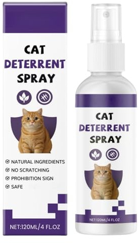 120ml Anti Scratch Cat Spray,Cat Repellent Spray,Natural Cat Training Spray,Stops Cats Scratching Furniture Sofas,Carpets and Plants,Safe & Effective Solution,Suitable for Indoor and Outdoor Use