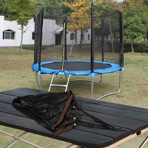 Yhenlovtt Housse de protection solaire pour trampoline rond de 1,8 m, 2,4 m, 3 m, 3 m, 4,3 m, 4,8 m, 4,8 m avec protection UV à 95 % et ventilation améliorée (4,8 m)