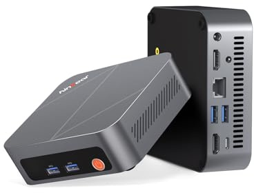 Ninkear Mini PC mit Core i7-1185G7 bis 4,8GHz, (3-Jahren-Garantie), 16GB RAM 512GB SSD, Leistungsstarke AI-Performance, W11 Pro Dreifach 4K Display, WiFi6E & BT5.2, Mini Computer für Büro & Homeoffice