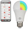 Brennenstuhl Connect WLAN LED Glühbirne SB 800 E27 (Kompatibel mit Alexa und Google Assistant, kein Hub notwendig, smarte Glühbirne 2.4 GHz mit kostenfreier App, 810lm, 9W)