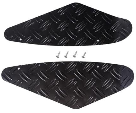 Black Tread Plates, Front Bumper, Foot Guard, Mudguard
