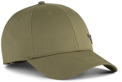 PUMA Unisex Essentials Metal Cat Baseball Cap, PUMA Olive, One Size