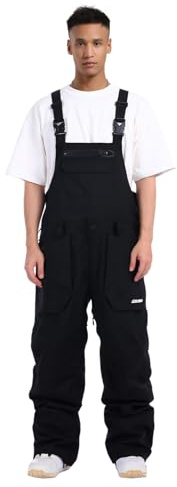 GSOU SNOW Mens Waterproof Ski Bib Salopettes Windproof Snowboard Snow Pants