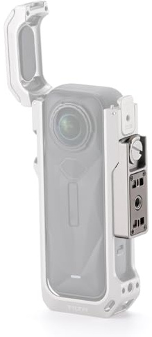Tilta Placa de Montaje Horizontal Insta360 X5 Compatible con la Jaula para Cámara Insta360 X5 - Gris Titanio TA-T90-HMP-TG