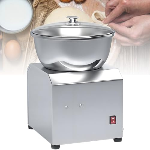 ExoticaBlend Impastatrice a Spirale Professionale, Impastatrice Elettrica con Vasca in Acciaio Inox, Impastatrice a Spirale Industriale Resistente con Doppia Rotazione per Impasti di Pane 3kg
