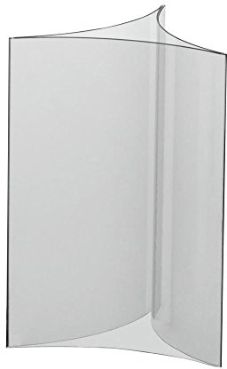 10 x Menükarten-Halter DIN A4 (3x) / 3-seitig / Hochformat / Tischaufsteller / PVC-Aufsteller / Preishalter / Menü-Aufsteller