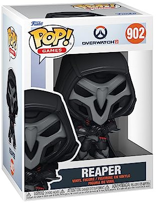 Funko Pop! Games: Overwatch 2 - Reaper - vinyl samlarfigur - presentidé - officiella handelsvaror - leksaker för barn och vuxna - videospelfans - modellfigur för samlare och display