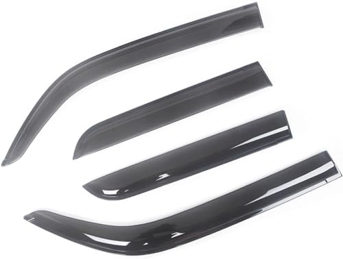 RAKTDA Auto Windabweiser für Skoda Yeti Overseas Version MK1-5L 2009 2010 2011 2012 2013 2014 2015 2016 2017, Montage Einfache Autofenster Regenabweiser Wasserdicht Deflektoren Auto Zubehör