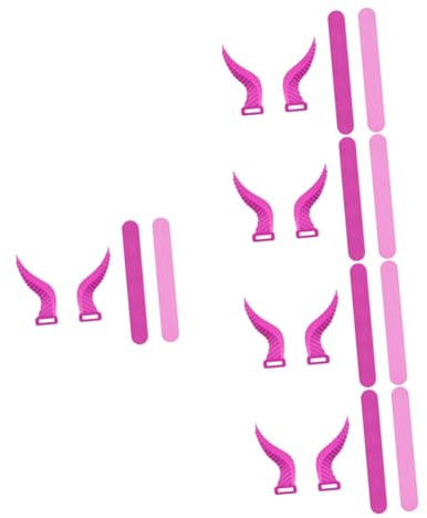 Gatuida 5pairs Cool Ox Horn Design Headphone Attachments Flexible and Silicone Horns for Headsets for Gamers and Events