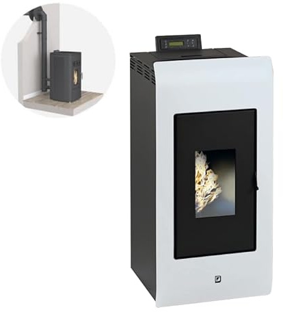 Pack Poêle à granulés ZARA 9 Etanche + Kit Conduit Ventouse (sortie façade) -